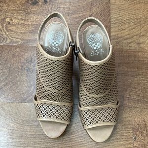Vince Camuto Esten Perforated Heeled Sandals